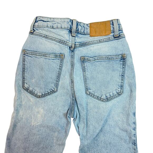 Cotton On Slim Straight Jeans Women’s Size 2 Light Wash High Rise Denim - Picture 5 of 9